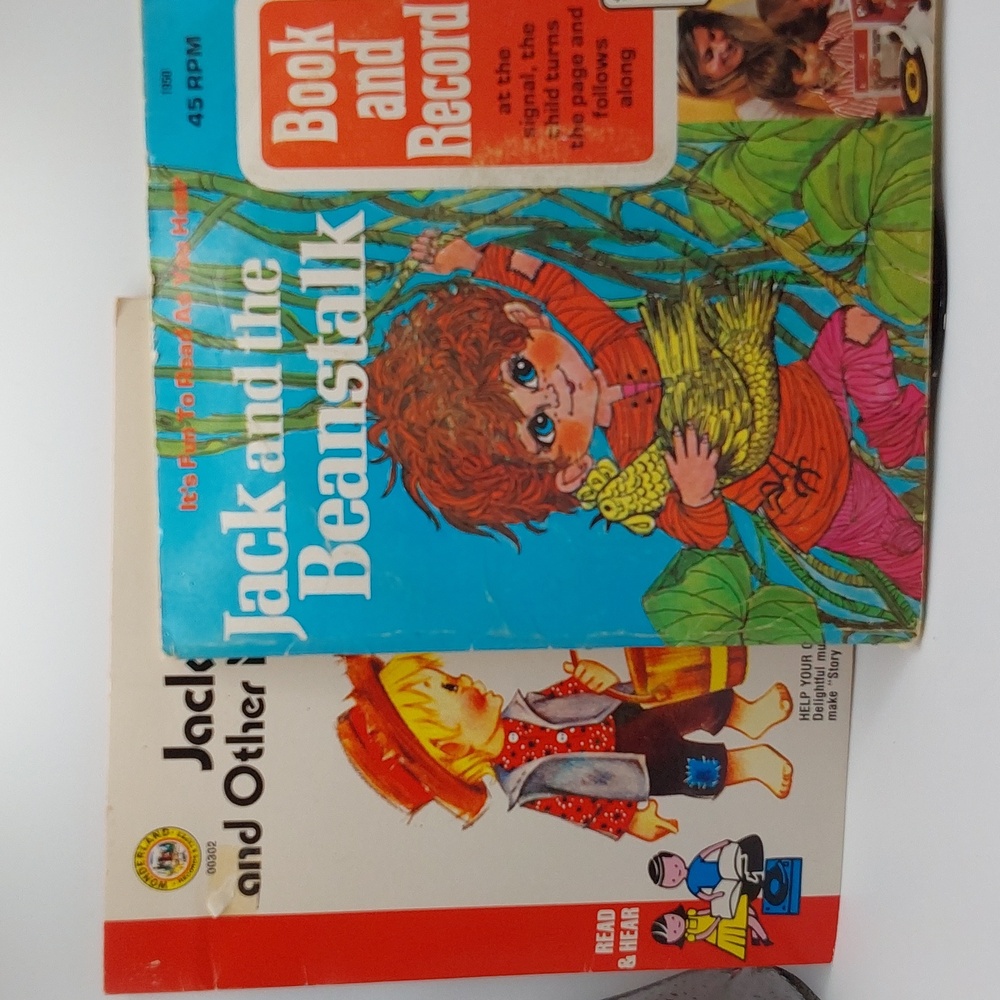 Vintage Children's book and record set
